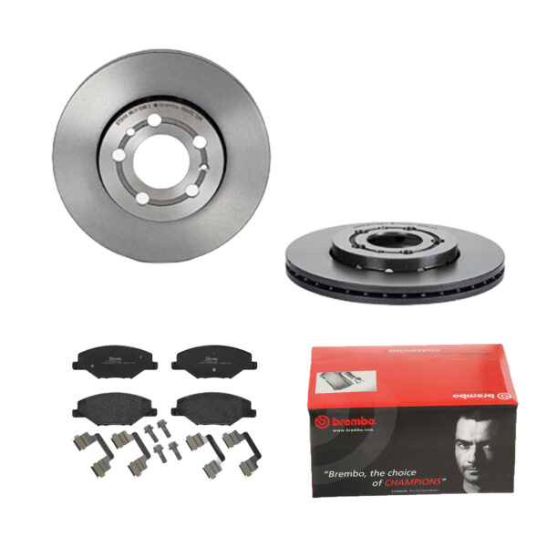 BREMBO Bremsesæt, skivebremser ijdtidhg76 foraksel indvendig ventileret 256mm 22mm for AUDI SEAT VW SKODA (SVW) SKODA VW (FAW)