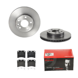BREMBO Bremsesæt, skivebremser ijdtidhi78 foraksel indvendig ventileret 280mm 24mm for VW SKODA AUDI