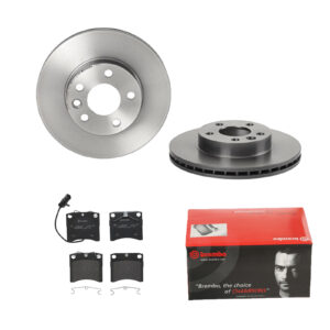 BREMBO Bremsesæt, skivebremser ijdtidhip6 foraksel indvendig ventileret 280mm 24mm for SKODA VW