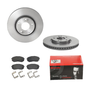 BREMBO Bremsesæt, skivebremser ijdtidhpv4 foraksel indvendig ventileret 300mm 28mm for HYUNDAI KIA KIA (DYK) HYUNDAI (BEIJING)