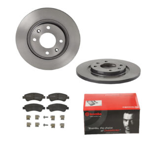 BREMBO Bremsesæt, skivebremser ijdtidhqp4 foraksel fuld 266mm 13mm for CITROËN PEUGEOT CITROËN (DF-PSA) OPEL FENGSHEN DS PEUGEOT (DF-PSA)