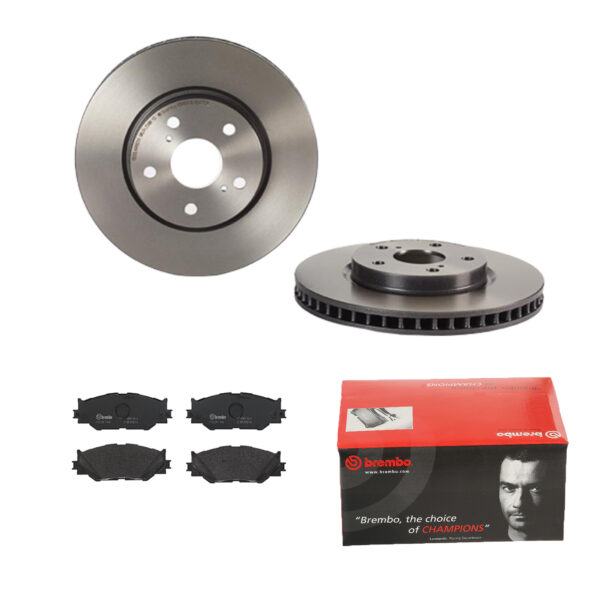 BREMBO Bremsesæt, skivebremser ijdtidhs78 foraksel indvendig ventileret 296mm 28mm for TOYOTA LEXUS TOYOTA (FAW)
