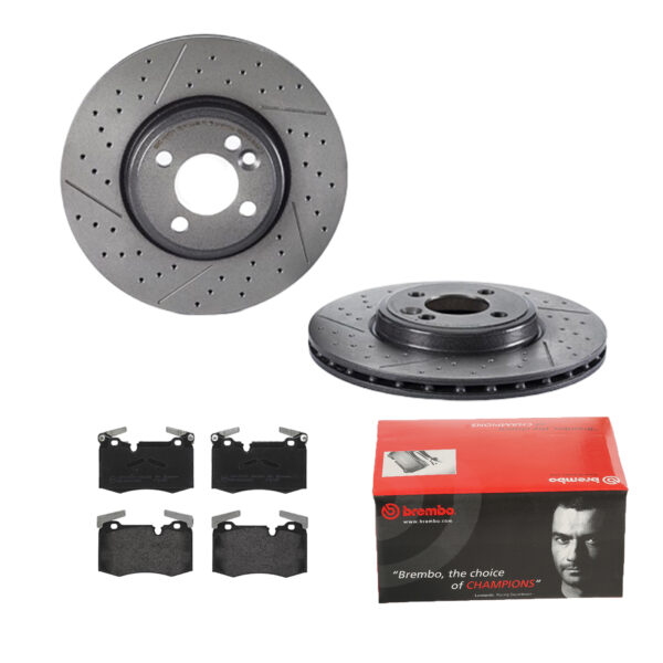 BREMBO Bremsesæt, skivebremser ijdtidhtd0 foraksel indvendig ventileret 294mm 22mm for MINI