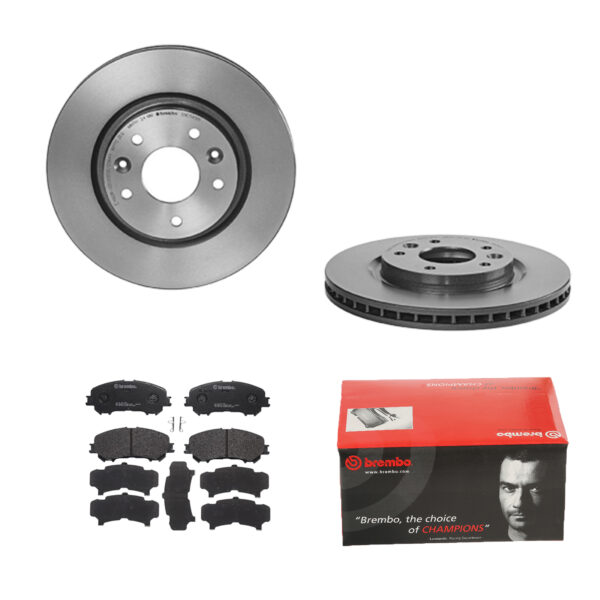 BREMBO Bremsesæt, skivebremser ijdtidhu14 foraksel indvendig ventileret 296mm 26mm for RENAULT NISSAN