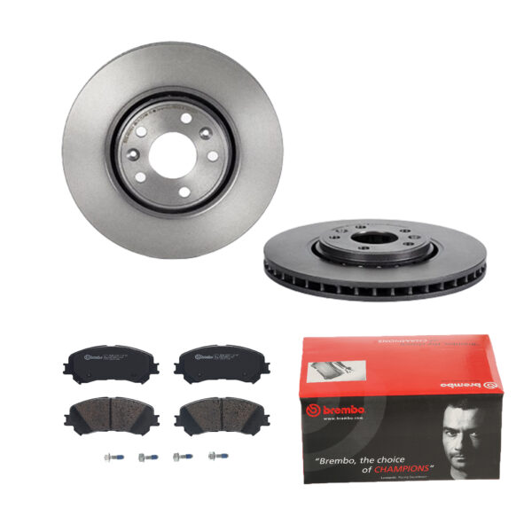 BREMBO Bremsesæt, skivebremser ijdtidhwp0 foraksel indvendig ventileret 320mm 28mm for RENAULT