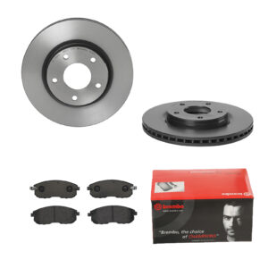 BREMBO Bremsesæt, skivebremser ijdtidhxp6 foraksel indvendig ventileret 280mm 24mm for NISSAN INFINITI NISSAN (DFAC) RENAULT