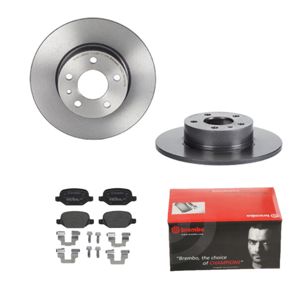 BREMBO Bremsesæt, skivebremser ijdtidhz70 bagaksel fuld 251mm 10mm for LANCIA ALFA ROMEO FIAT