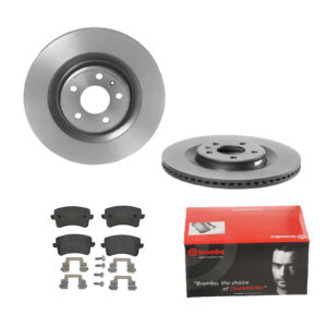 BREMBO Bremsesæt, skivebremser ijdtidi1d8 bagaksel indvendig ventileret 330mm 22mm for VW AUDI SEAT SKODA PORSCHE AUDI (FAW)