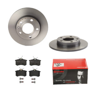 BREMBO Bremsesæt, skivebremser ijdtidi2p6 bagaksel fuld 245mm 10mm for PEUGEOT MG (SAIC) ROEWE (SAIC) SKODA CITROËN AUDI SEAT VW RENAULT EUROPESTAR NI