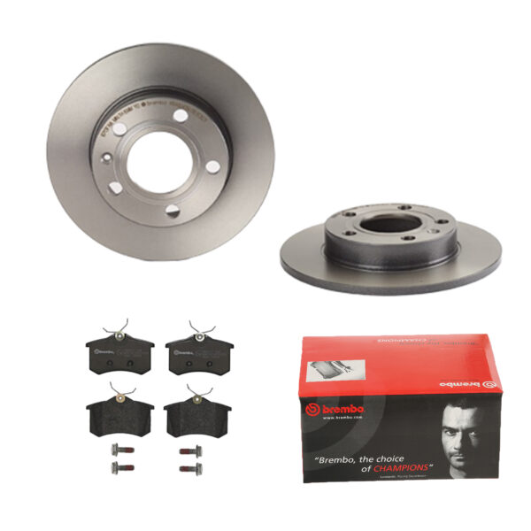 BREMBO Bremsesæt, skivebremser ijdtidi2p6 bagaksel fuld 245mm 10mm for PEUGEOT MG (SAIC) ROEWE (SAIC) SKODA CITROËN AUDI SEAT VW RENAULT EUROPESTAR NI