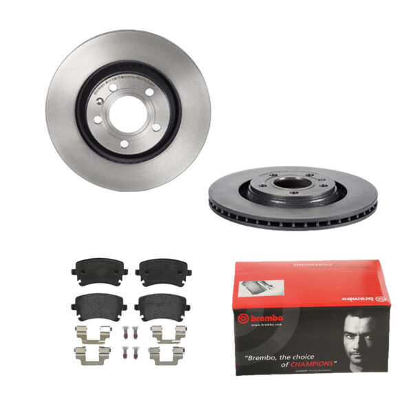 BREMBO Bremsesæt, skivebremser ijdtidi318 bagaksel indvendig ventileret 300mm 22mm for VW SKODA AUDI SEAT AUDI (FAW)