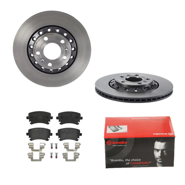 BREMBO Bremsesæt, skivebremser ijdtidi4p8 bagaksel indvendig ventileret 310mm 22mm for VW SKODA SEAT AUDI (FAW) AUDI