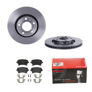 BREMBO Bremsesæt, skivebremser ijdtidi4v4 bagaksel indvendig ventileret 280mm 22mm for AUDI SKODA SEAT VW AUDI (FAW)