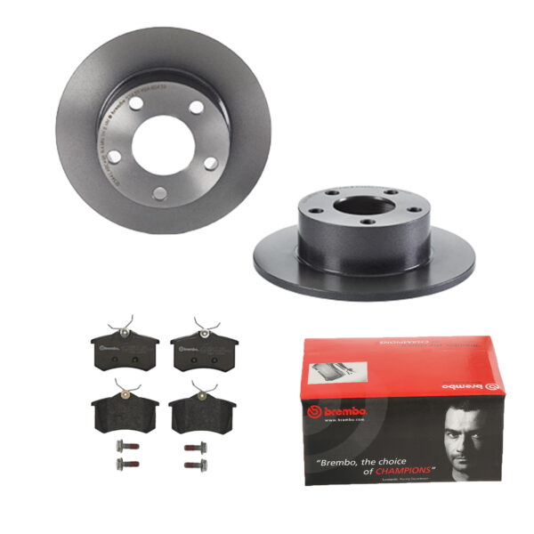 BREMBO Bremsesæt, skivebremser ijdtidi778 bagaksel fuld 245mm 10mm for PEUGEOT MG (SAIC) ROEWE (SAIC) SKODA CITROËN VW AUDI AUDI (FAW) NISSAN SEAT EUR