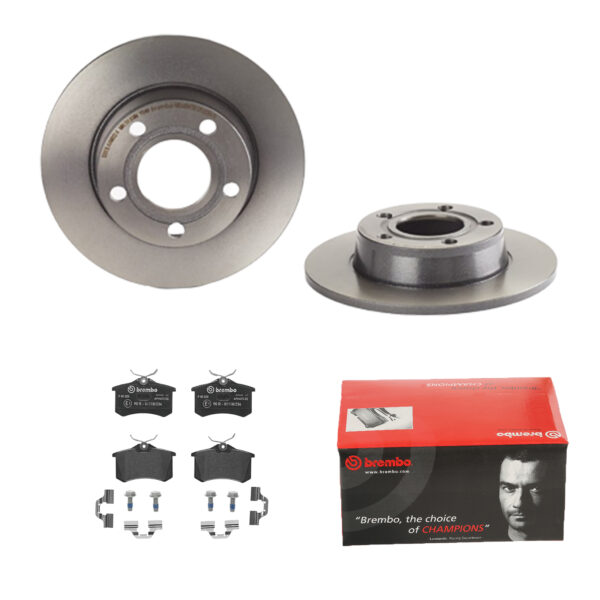 BREMBO Bremsesæt, skivebremser ijdtidi7p6 bagaksel fuld 255mm 10mm for CITROËN FORD ROEWE (SAIC) LANCIA ZHONGHUA (BRILLIANCE) PEUGEOT DS AUDI VW SEAT