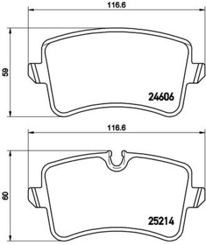 BREMBO Bremsesæt, skivebremser ijdtidi9d6 bagaksel indvendig ventileret 356mm 22mm for AUDI SKODA PORSCHE