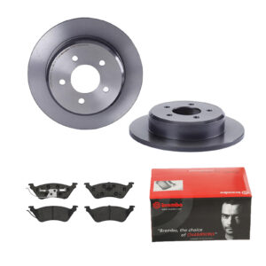 BREMBO Bremsesæt, skivebremser ijdtidikd2 bagaksel fuld 290mm 12mm for CHRYSLER DODGE JEEP
