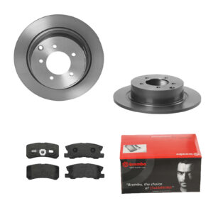 BREMBO Bremsesæt, skivebremser ijdtidimp6 bagaksel fuld 302mm 10mm for CITROËN PEUGEOT MITSUBISHI (GAC) MITSUBISHI DODGE CHRYSLER JEEP LANCIA