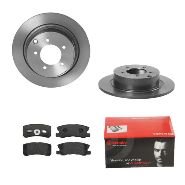 BREMBO Bremsesæt, skivebremser ijdtidimp6 bagaksel fuld 302mm 10mm for CITROËN PEUGEOT MITSUBISHI (GAC) MITSUBISHI DODGE CHRYSLER JEEP LANCIA