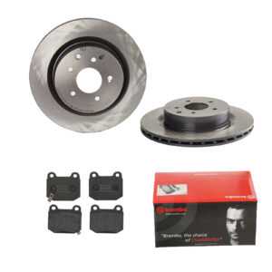 BREMBO Bremsesæt, skivebremser ijdtidird4 bagaksel indvendig ventileret 322mm 22mm for MASERATI NISSAN SUBARU TOYOTA MITSUBISHI