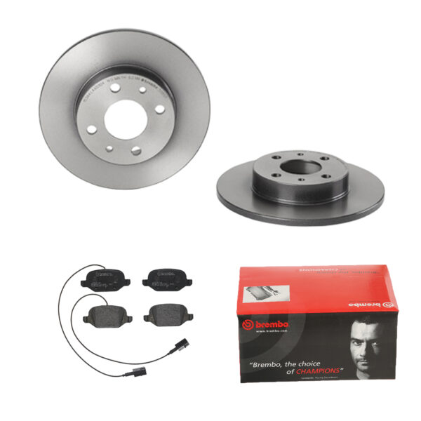 BREMBO Bremsesæt, skivebremser ijdtiditj2 bagaksel fuld 240mm 11mm for FORD ABARTH ZASTAVA FIAT LANCIA ALFA ROMEO KIA