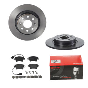 BREMBO Bremsesæt, skivebremser ijdtidiuv0 bagaksel fuld 264mm 10mm for OPEL FIAT ABARTH VAUXHALL