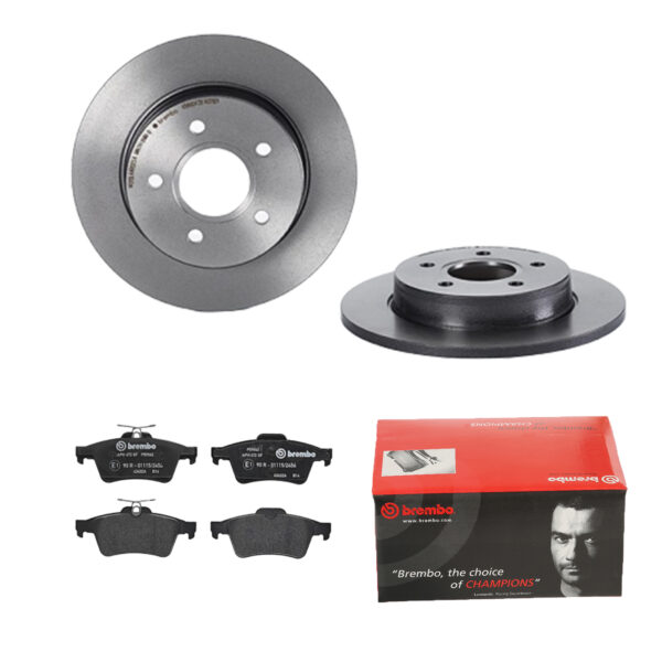 BREMBO Bremsesæt, skivebremser ijdtidixd0 bagaksel fuld 265mm 11mm for CITROËN FORD FORD (CHANGAN) OPEL VOLVO SAAB PONTIAC GENERAL MOTORS RENAULT MAZD