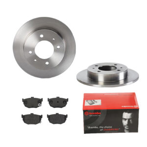 BREMBO Bremsesæt, skivebremser ijdtidj3d6 bagaksel fuld 258mm 10mm for NISSAN HYUNDAI KIA (DYK) KIA MAZDA SUZUKI DAEWOO