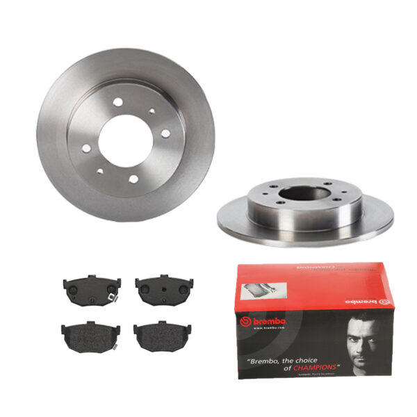 BREMBO Bremsesæt, skivebremser ijdtidj3d6 bagaksel fuld 258mm 10mm for NISSAN HYUNDAI KIA (DYK) KIA MAZDA SUZUKI DAEWOO
