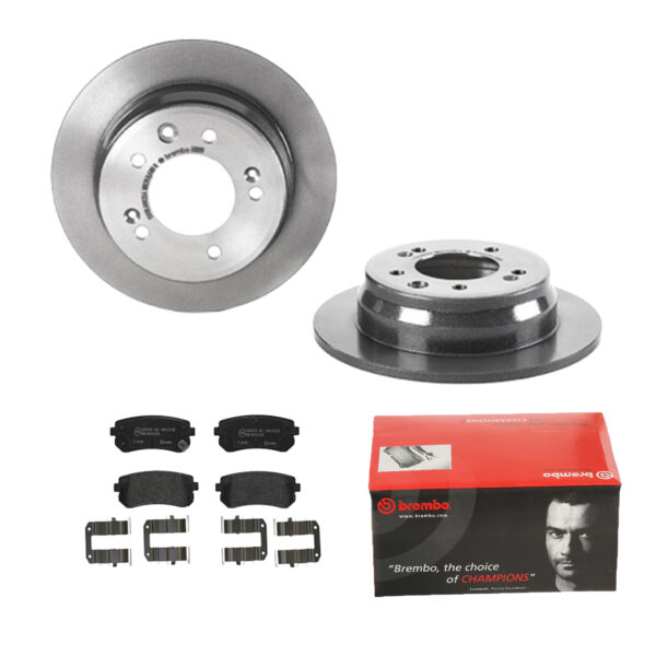 BREMBO Bremsesæt, skivebremser ijdtidj4p4 bagaksel fuld 262mm 10mm for HYUNDAI KIA KIA (DYK) HYUNDAI (BEIJING)