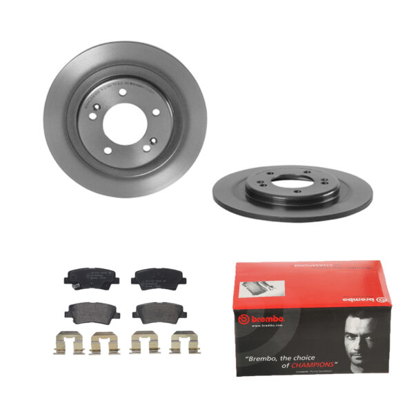 BREMBO Bremsesæt, skivebremser ijdtidj5p0 bagaksel fuld 284mm 10mm for HYUNDAI KIA SSANGYONG KIA (DYK) HYUNDAI (BEIJING)