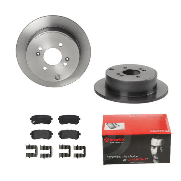 BREMBO Bremsesæt, skivebremser ijdtidj612 bagaksel fuld 262mm 10mm for HYUNDAI