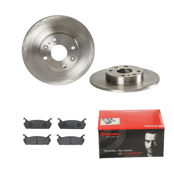 BREMBO Bremsesæt, skivebremser ijdtidja16 bagaksel fuld 250mm 9mm for DAIHATSU MAZDA SUZUKI FORD NISSAN MITSUBISHI MERCURY