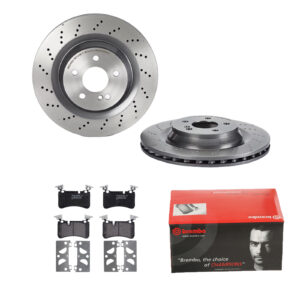 BREMBO Bremsesæt, skivebremser ijdtidjh74 bagaksel perforeret/ventileret 330mm 26mm for MERCEDES-BENZ