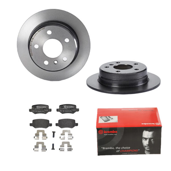 BREMBO Bremsesæt, skivebremser ijdtidjip8 bagaksel fuld 258mm 8mm for MERCEDES-BENZ