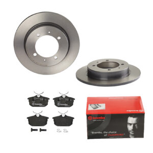 BREMBO Bremsesæt, skivebremser ijdtidjo10 bagaksel fuld 260mm 10mm for VOLVO MITSUBISHI PROTON SMART NISSAN HAIMA (FAW)