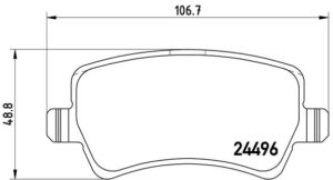 BREMBO Bremsesæt, skivebremser ijdtidjzj4 bagaksel fuld 302mm 11mm for FORD VOLVO LAND ROVER