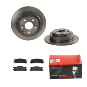 BREMBO Bremsesæt, skivebremser ijdtidk2j2 bagaksel fuld 266mm 10mm for SUBARU NISSAN