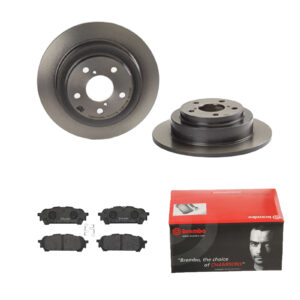 BREMBO Bremsesæt, skivebremser ijdtidk472 bagaksel fuld 266mm 10mm for SUBARU
