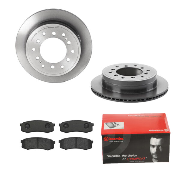 BREMBO Bremsesæt, skivebremser ijdtidk4d8 bagaksel indvendig ventileret 312mm 18mm for TOYOTA DONGFENG NISSAN MITSUBISHI