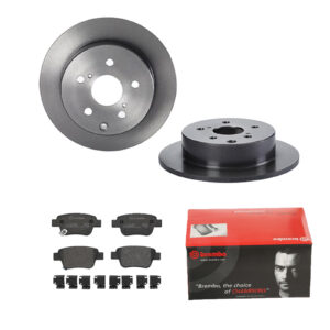 BREMBO Bremsesæt, skivebremser ijdtidk512 bagaksel fuld 280mm 10mm for TOYOTA