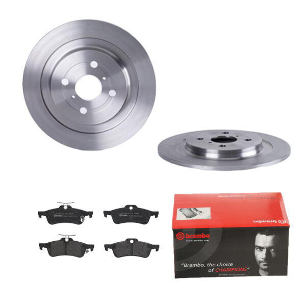 BREMBO Bremsesæt, skivebremser ijdtidk7p8 bagaksel fuld 278mm 9mm for TOYOTA DAIHATSU