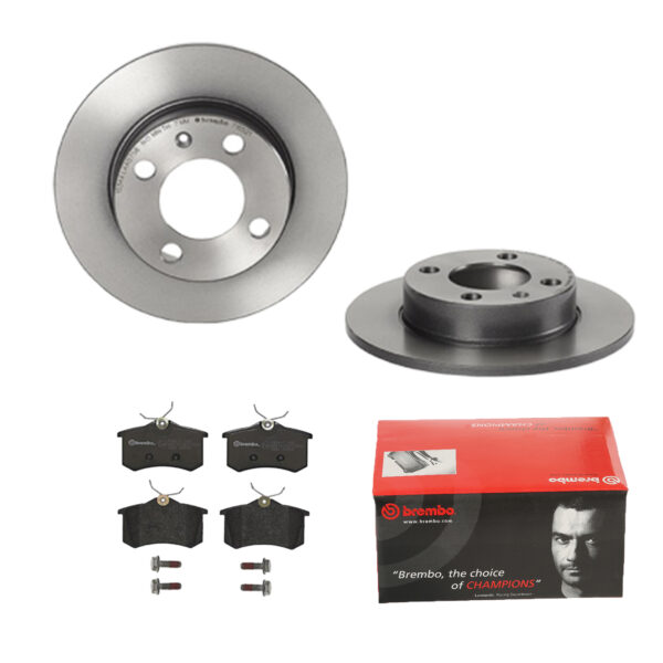 BREMBO Bremsesæt, skivebremser ijdtidka78 bagaksel fuld 230mm 9mm for PEUGEOT MG (SAIC) ROEWE (SAIC) AUDI CITROËN VW SKODA SEAT NISSAN EUROPESTAR RENA