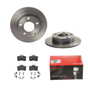 BREMBO Bremsesæt, skivebremser ijdtidkap6 bagaksel fuld 245mm 10mm for CITROËN FORD MG (SAIC) ROEWE (SAIC) LANCIA ZHONGHUA (BRILLIANCE) PEUGEOT DS AUD