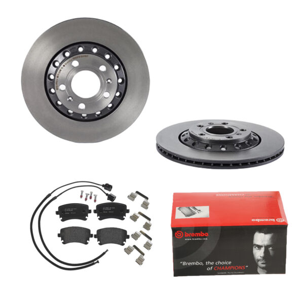 BREMBO Bremsesæt, skivebremser ijdtidkb18 bagaksel indvendig ventileret 310mm 22mm for VW SKODA AUDI