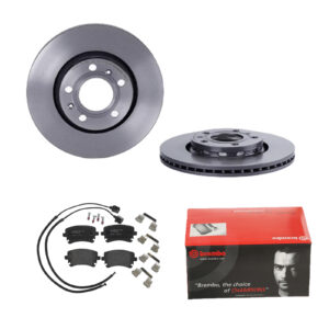 BREMBO Bremsesæt, skivebremser ijdtidkb74 bagaksel indvendig ventileret 280mm 22mm for VW AUDI