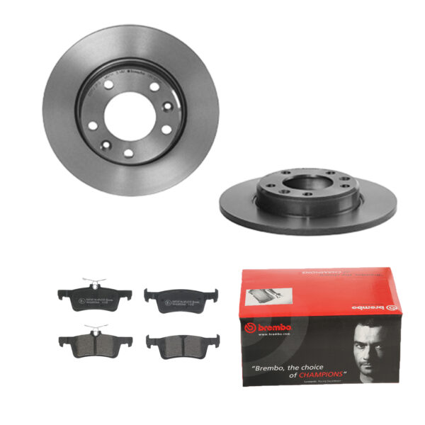 BREMBO Bremsesæt, skivebremser ijdtidkhv4 bagaksel fuld 249mm 10mm for PEUGEOT