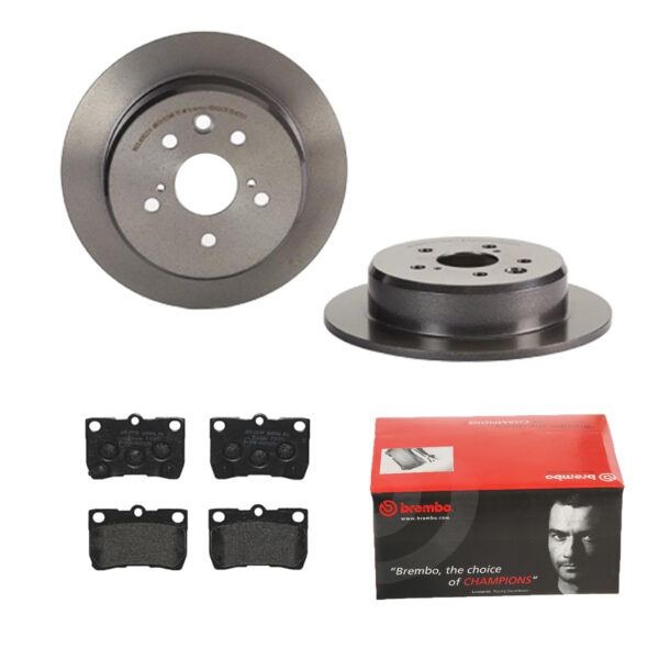 BREMBO Bremsesæt, skivebremser ijdtidkj72 bagaksel fuld 291mm 10mm for LEXUS TOYOTA TOYOTA (FAW)