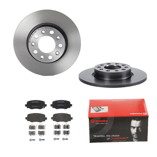 BREMBO Bremsesæt, skivebremser ijdtidkkv2 bagaksel fuld 278mm 12mm for ALFA ROMEO JEEP FIAT JEEP (GAC FCA)