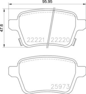 BREMBO Bremsesæt, skivebremser ijzjsg5n10 bagaksel fuld 264mm 10mm for OPEL VAUXHALL